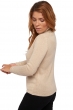 Cachemire Naturel pull femme col roule natural aka natural beige 2xl
